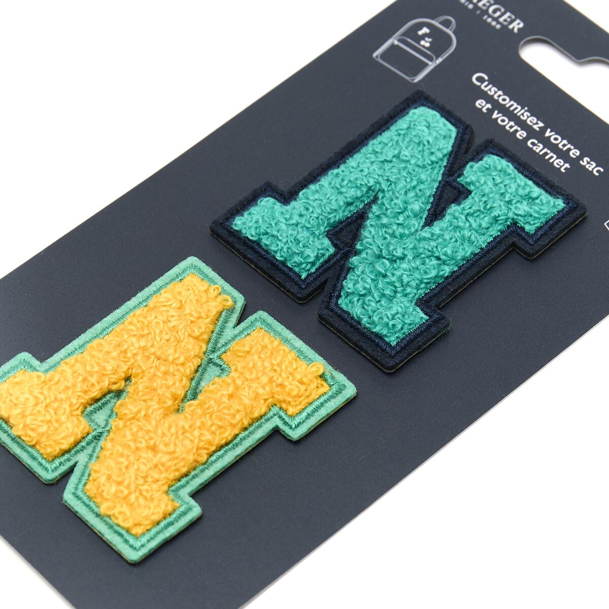Parches de Letras Bordadas Personalizados N 2