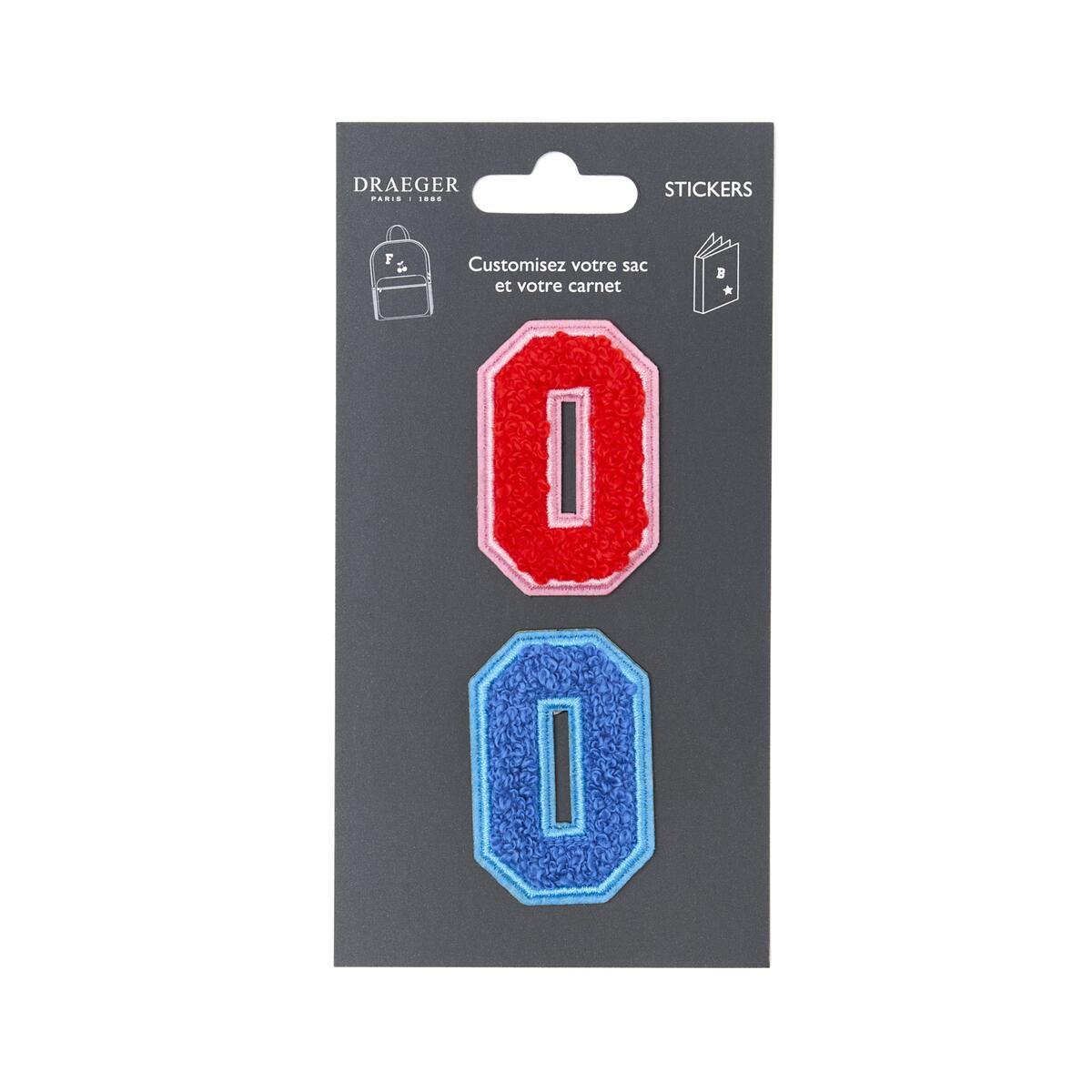 Parches de Letras Bordadas Personalizados O 1