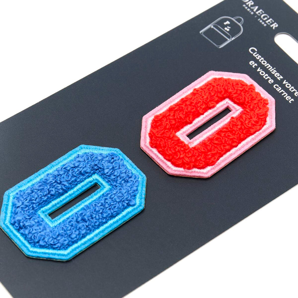 Parches de Letras Bordadas Personalizados O 2