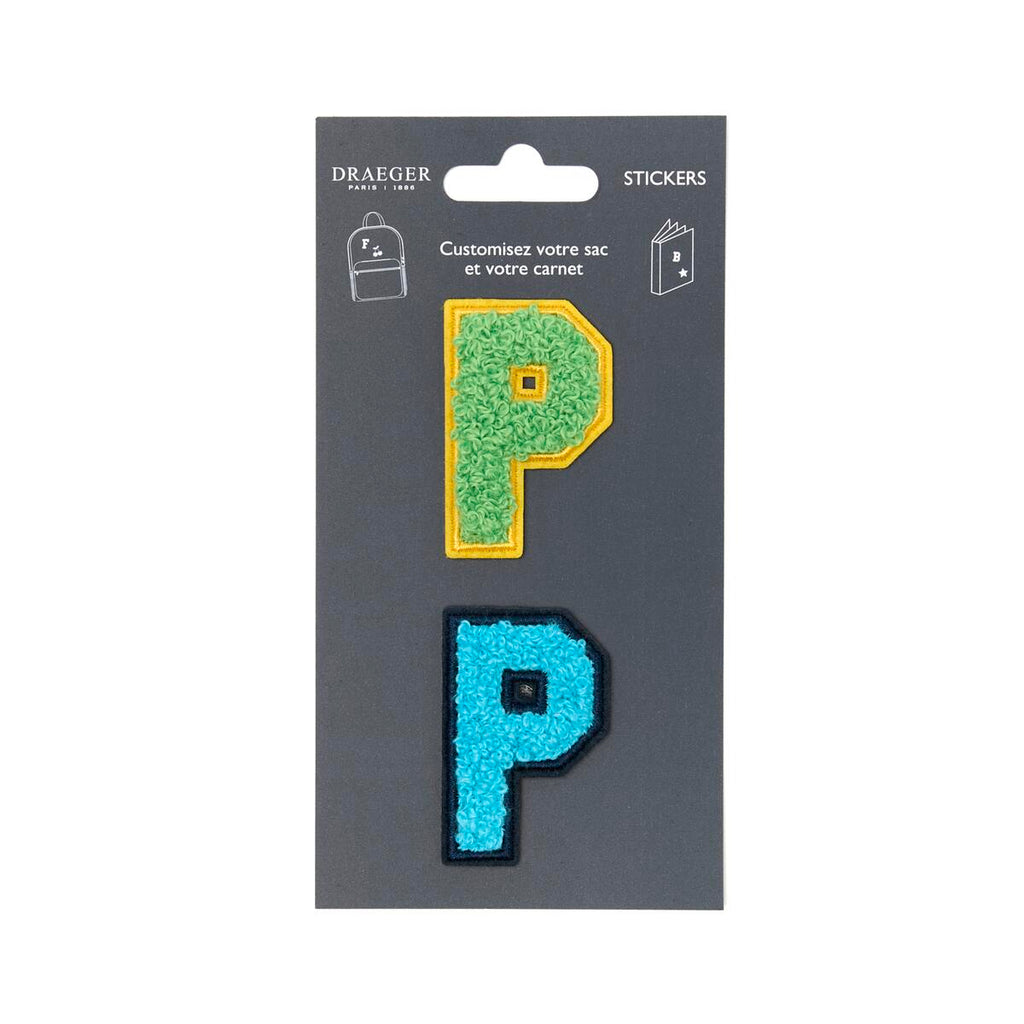 Parches de Letras Bordadas Personalizados P 1