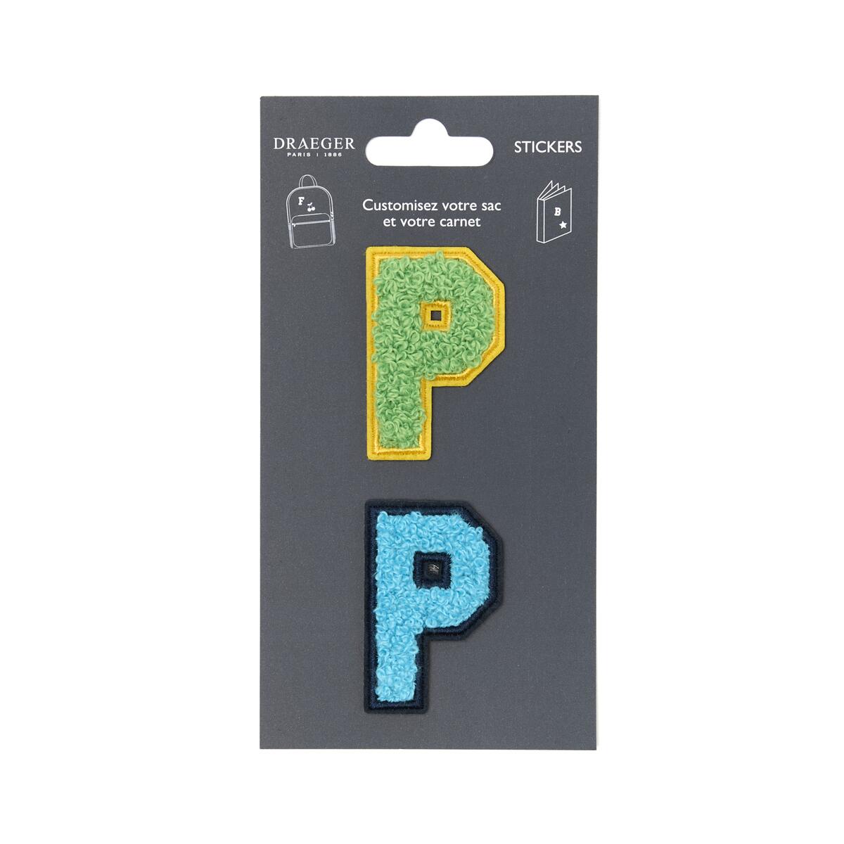 Parches de Letras Bordadas Personalizados P 1