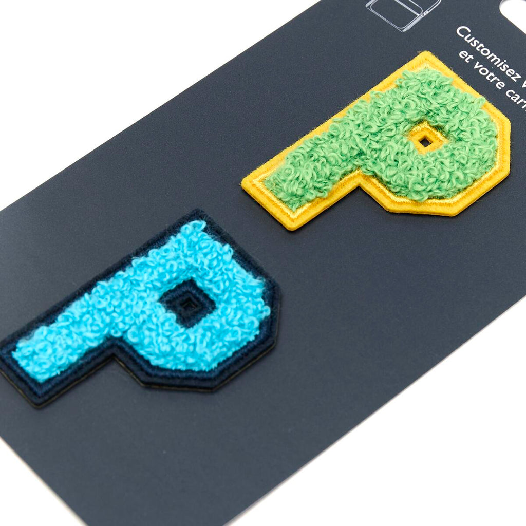 Parches de Letras Bordadas Personalizados P 2