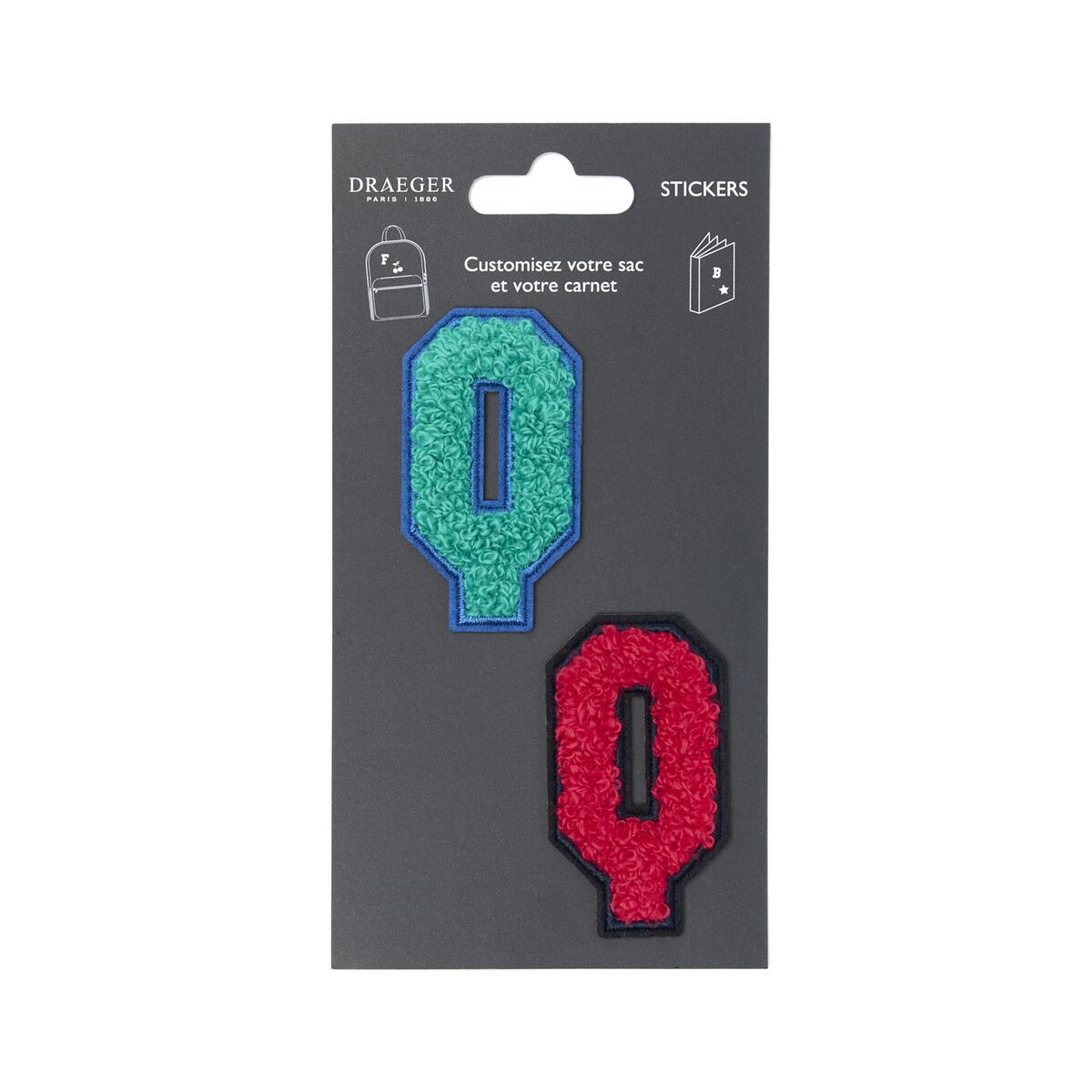 Parches de Letras Bordadas Personalizados Q 1