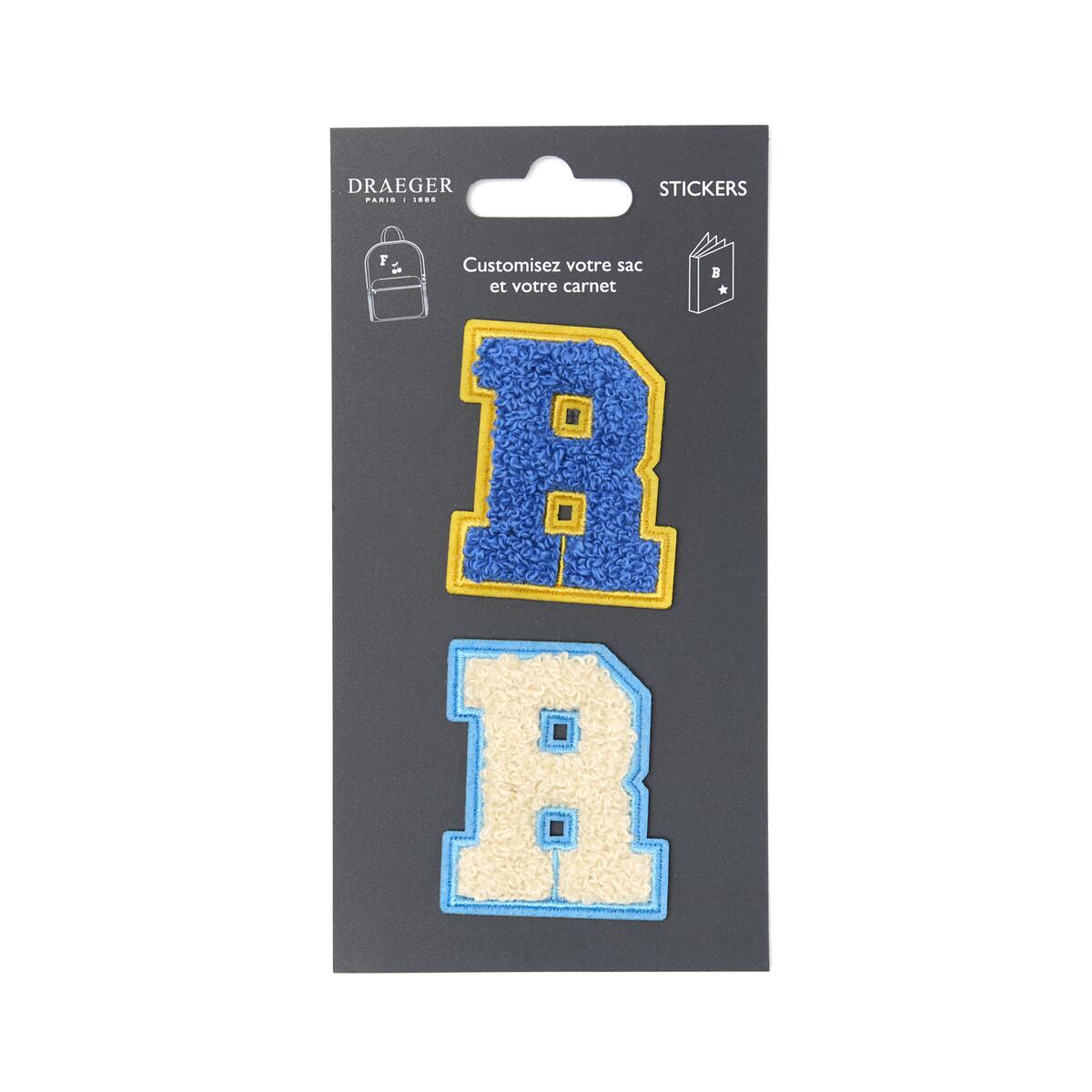 Parches de Letras Bordadas Personalizados R 1