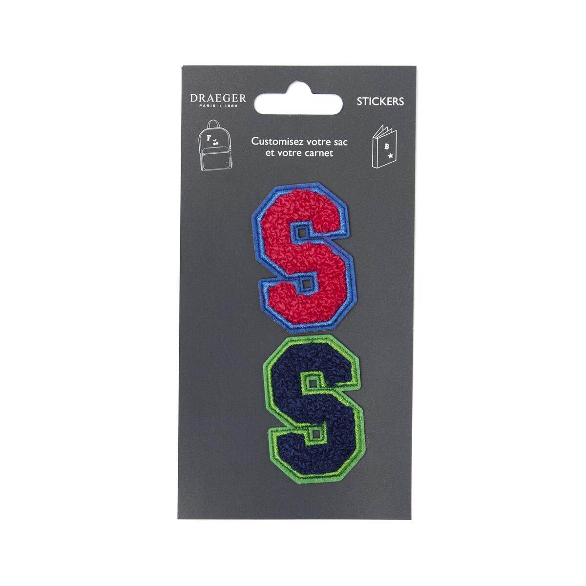 Parches de Letras Bordadas Personalizados S 1