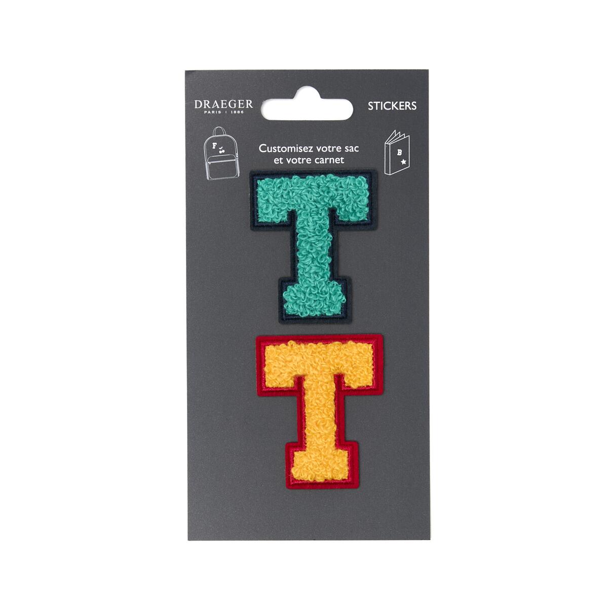 Parches de Letras Bordadas Personalizados T 1