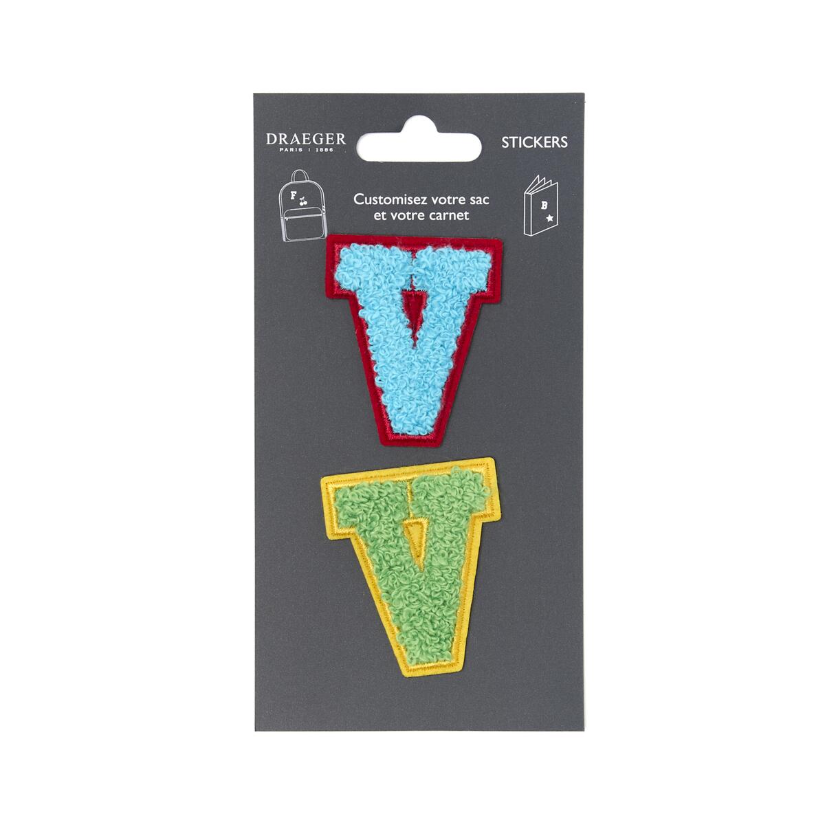 Parches de Letras Bordadas Personalizados V 1