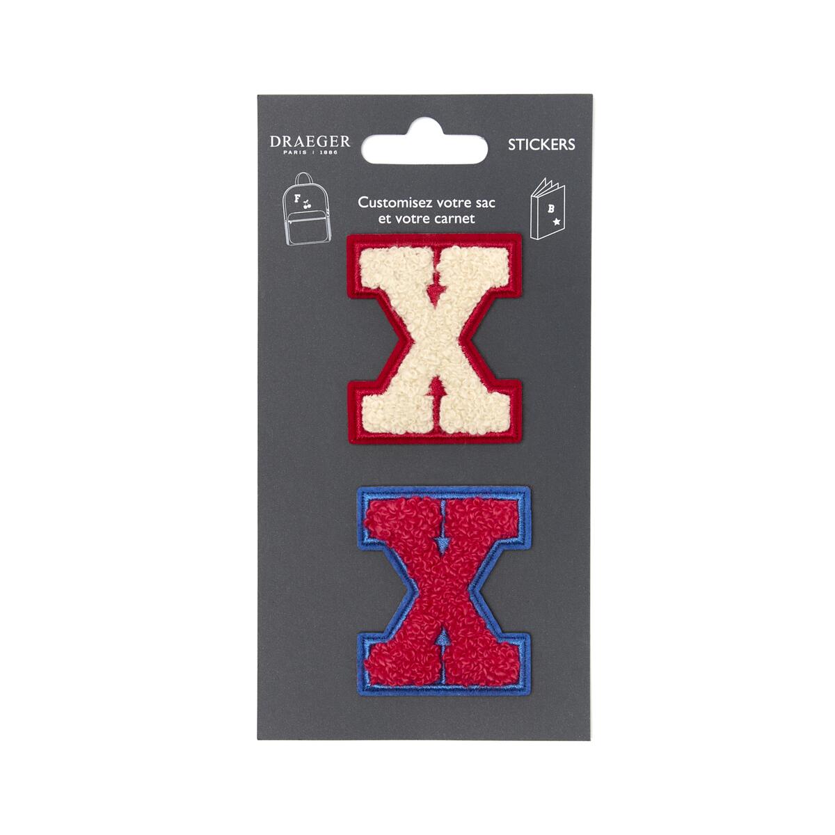 Parches de Letras Bordadas Personalizados X 1