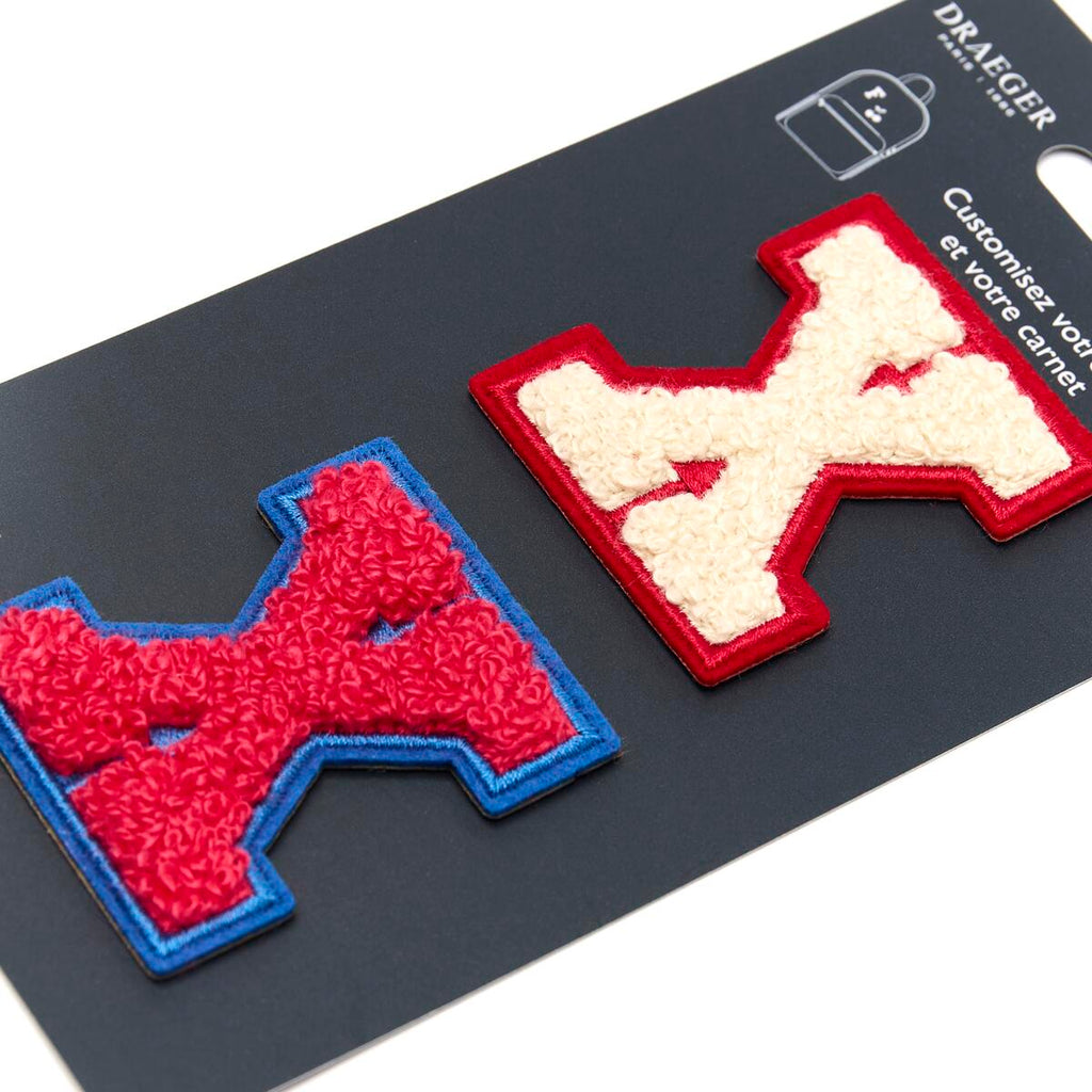 Parches de Letras Bordadas Personalizados X 2