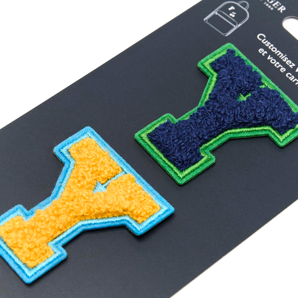Parches de Letras Bordadas Personalizados Y 2