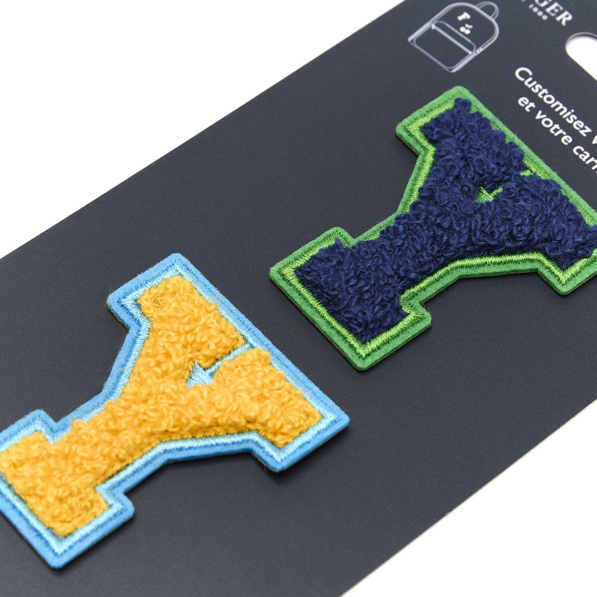 Parches de Letras Bordadas Personalizados Y 2