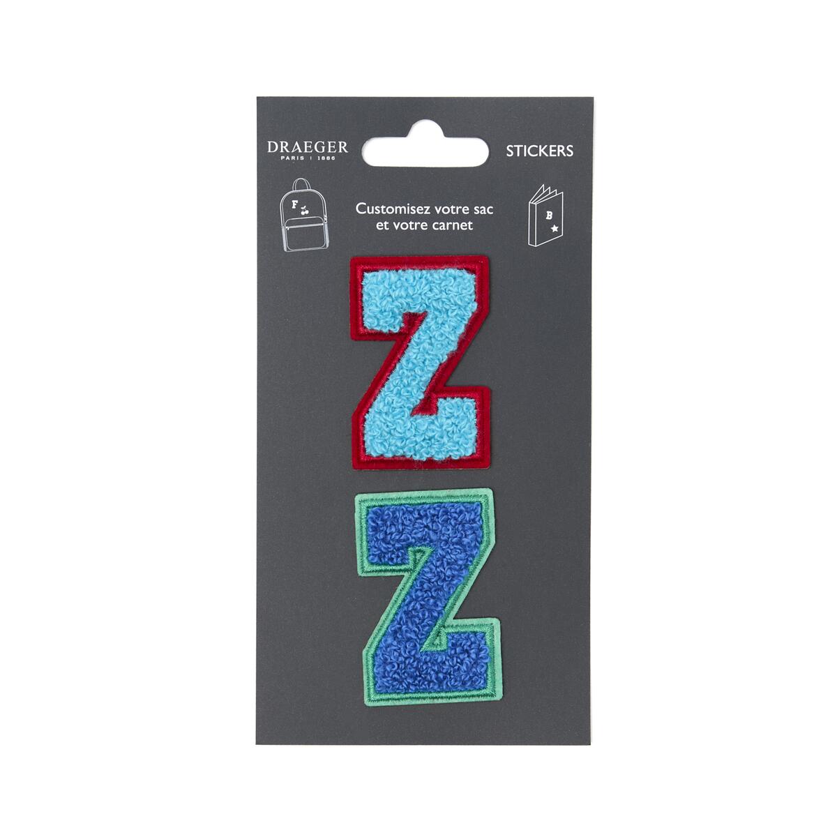 Parches de Letras Bordadas Personalizados Z 1