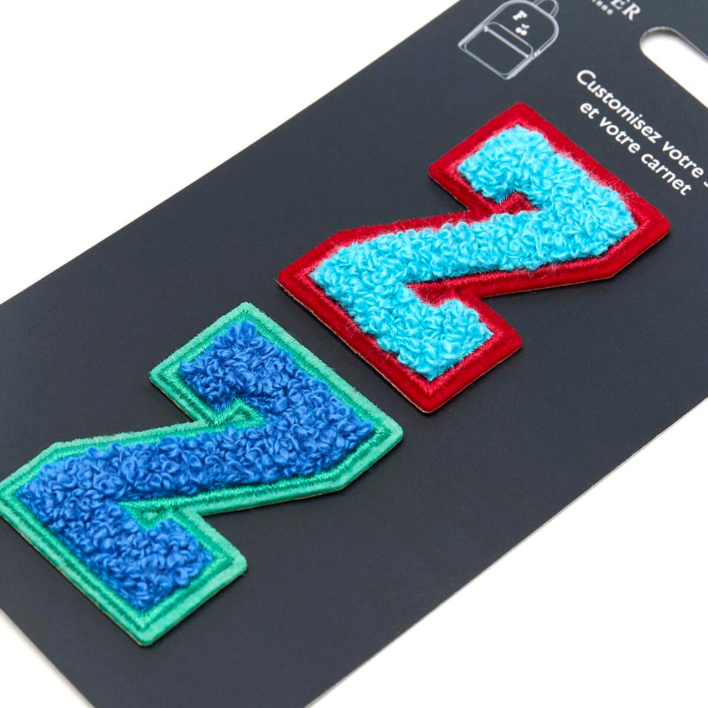Parches de Letras Bordadas Personalizados Z 2
