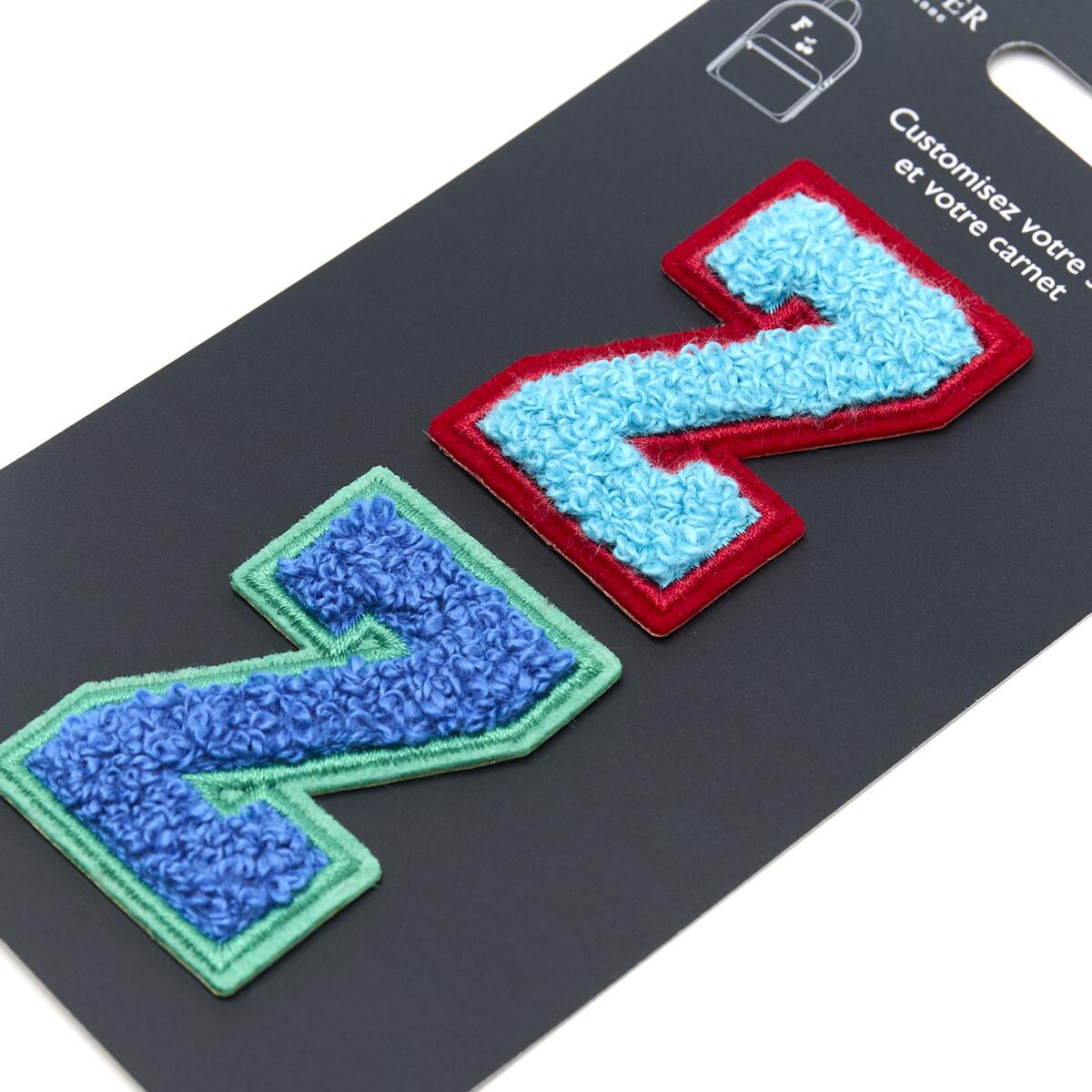 Parches de Letras Bordadas Personalizados Z 2