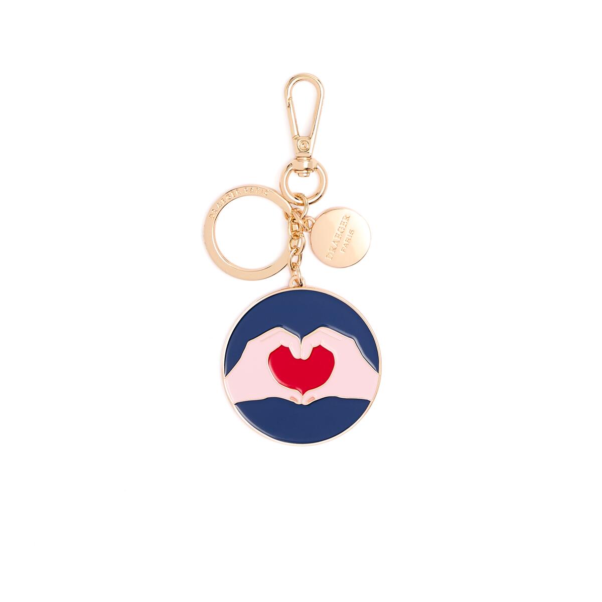 Charms Dorados Corazón con Manos 1