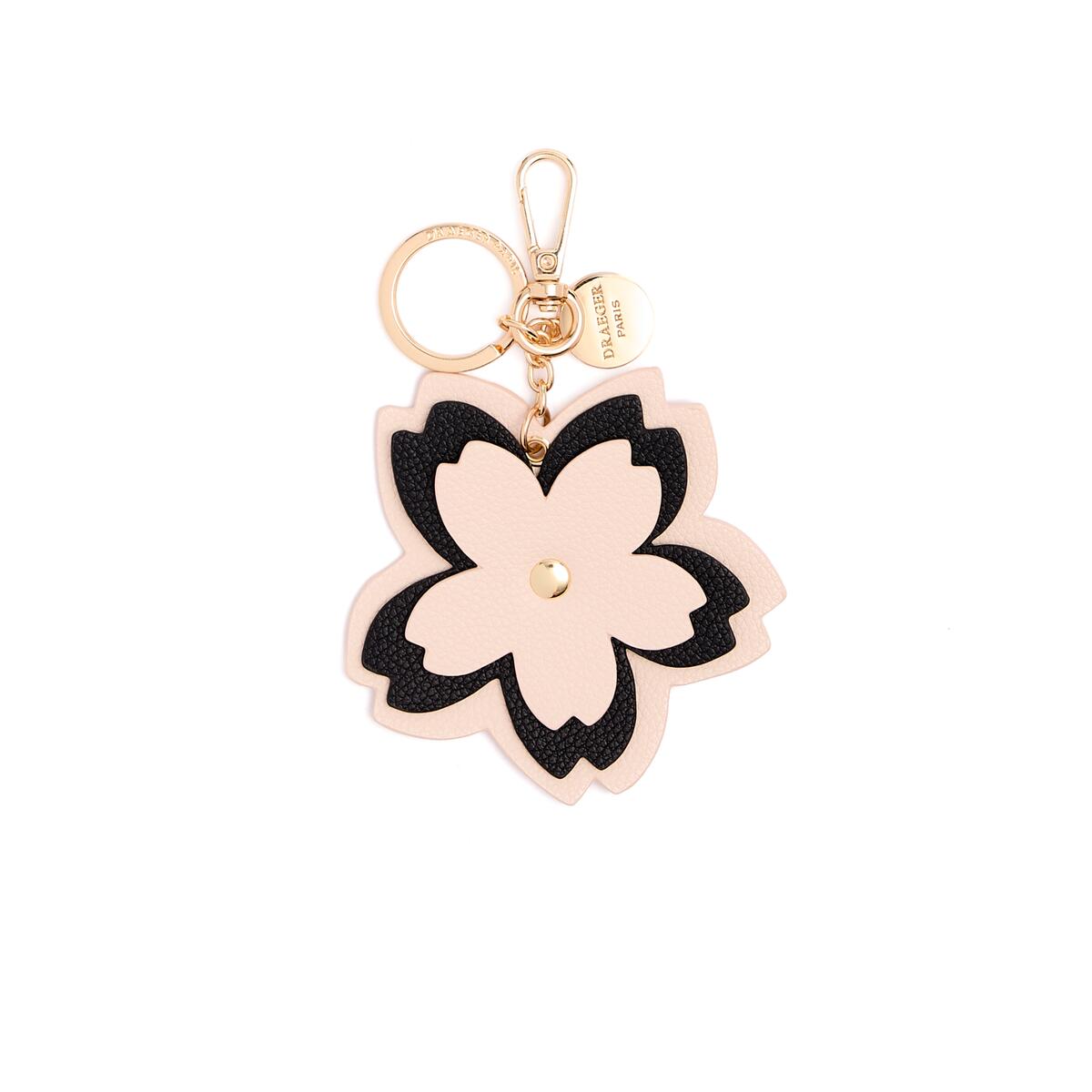 Charms Vegans Flor Marfil y Negro 1