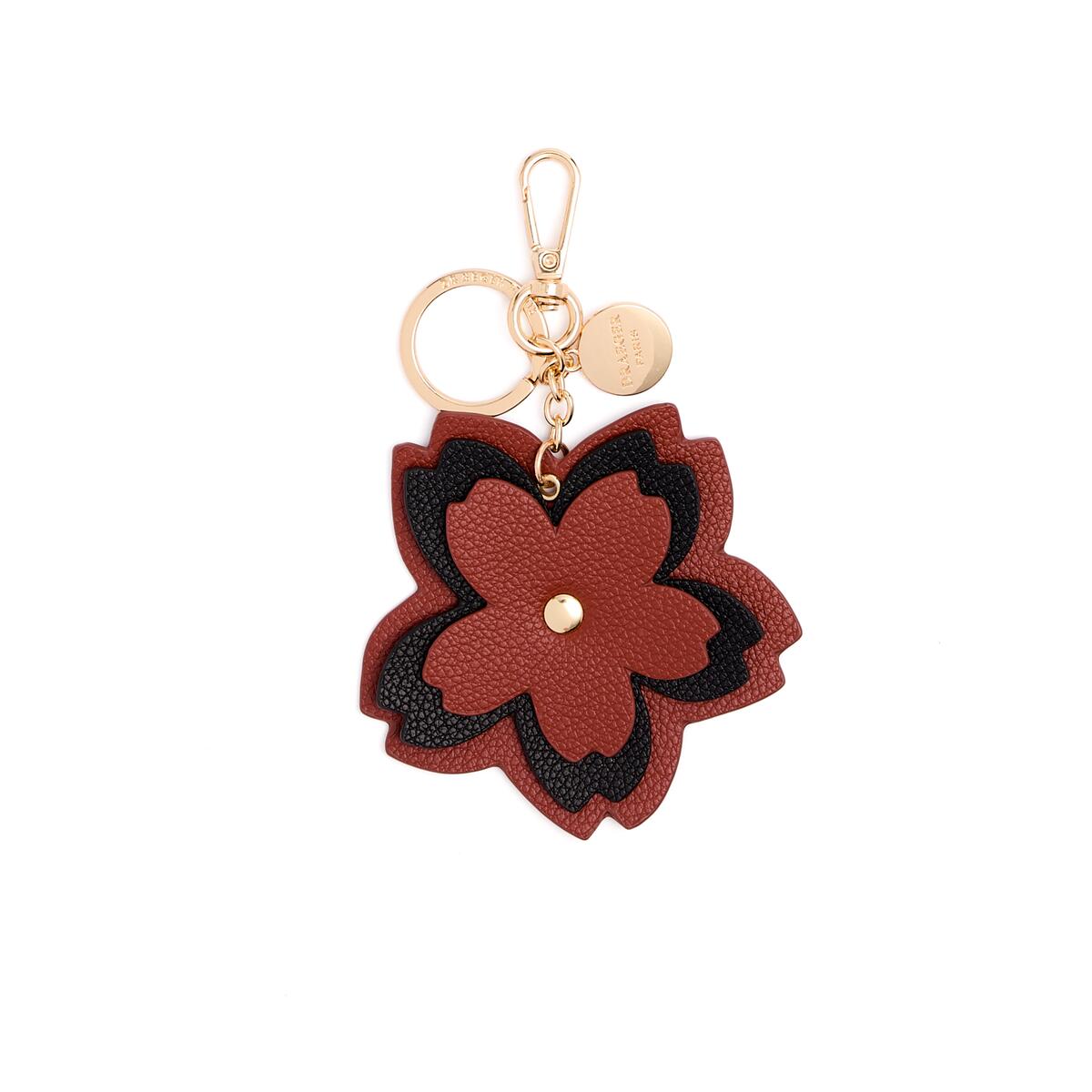 Charms Vegans Flor Coñac y Negro 1
