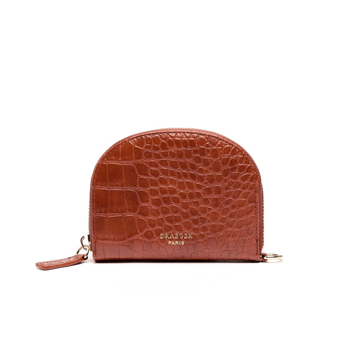 Monedero Cocodrilo Coñac 1