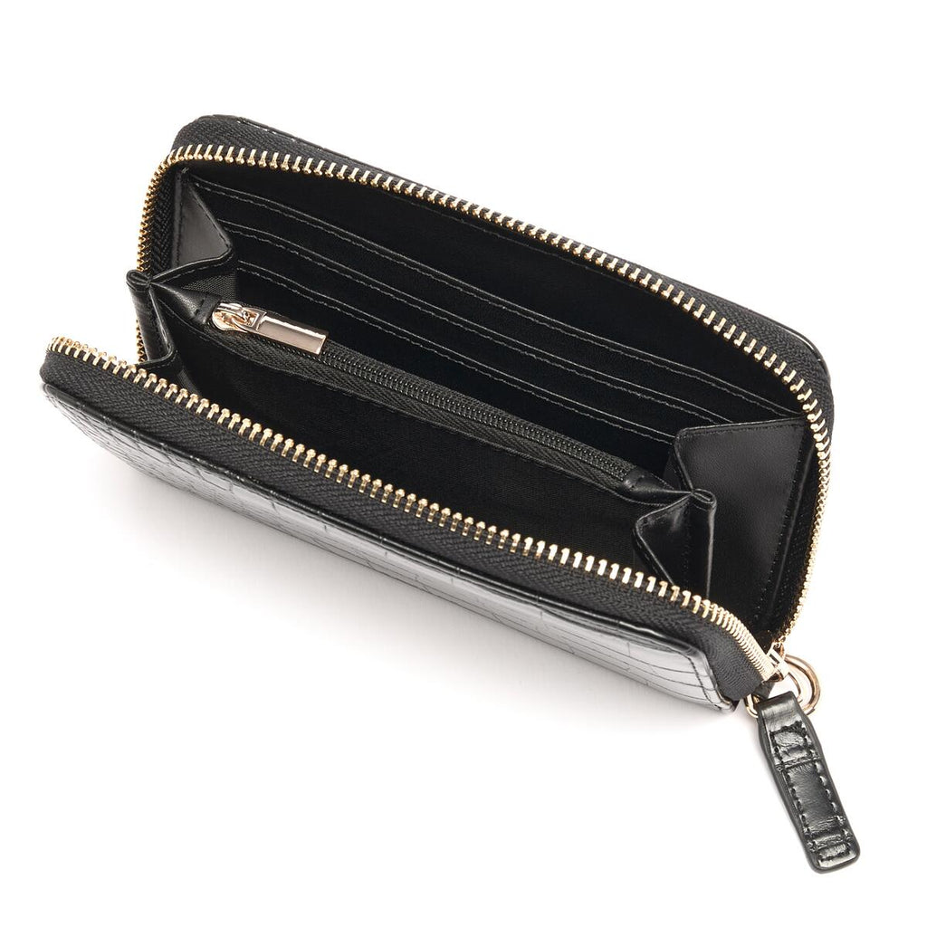 Cartera Mediana Cocodrilo Negro 3