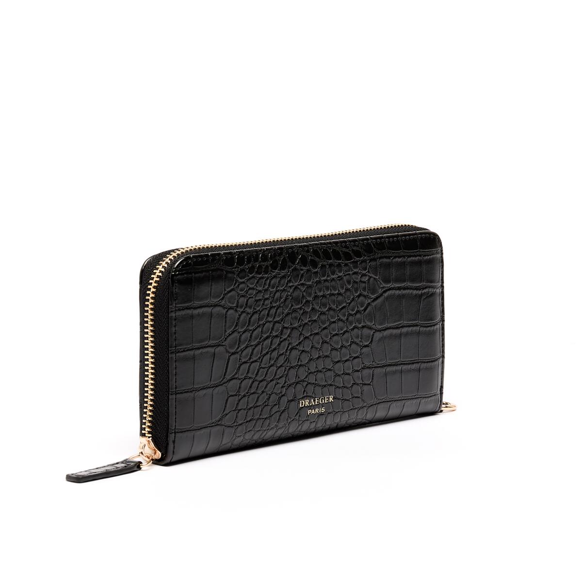 Cartera Grande Cocodrilo Negro 2