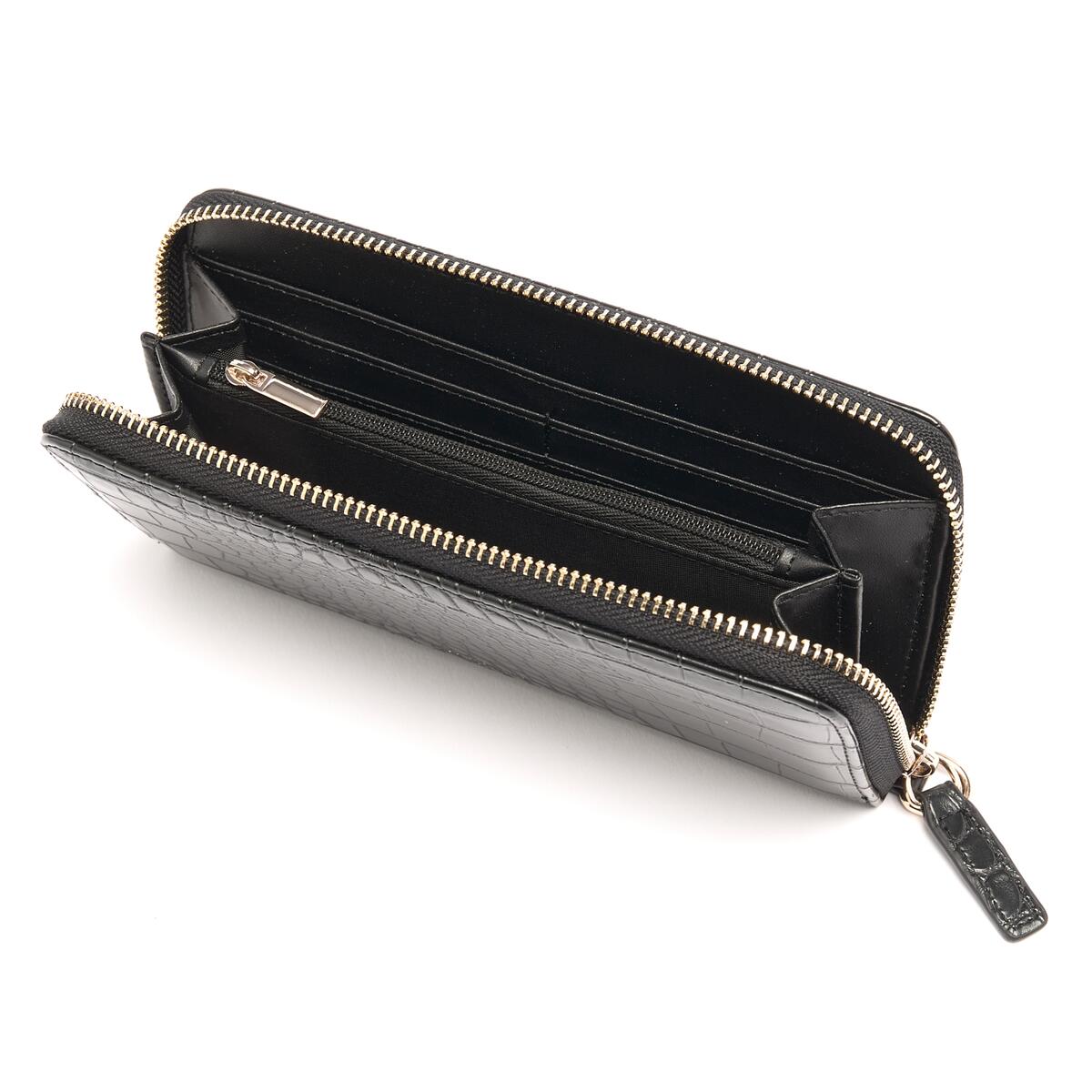 Cartera Grande Cocodrilo Negro 3