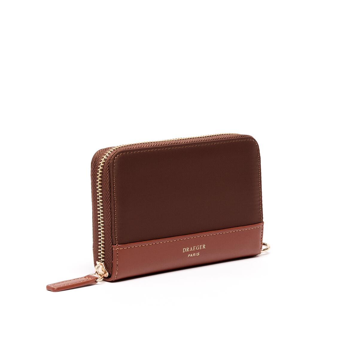 Cartera Mediana de Lona Coñac 2