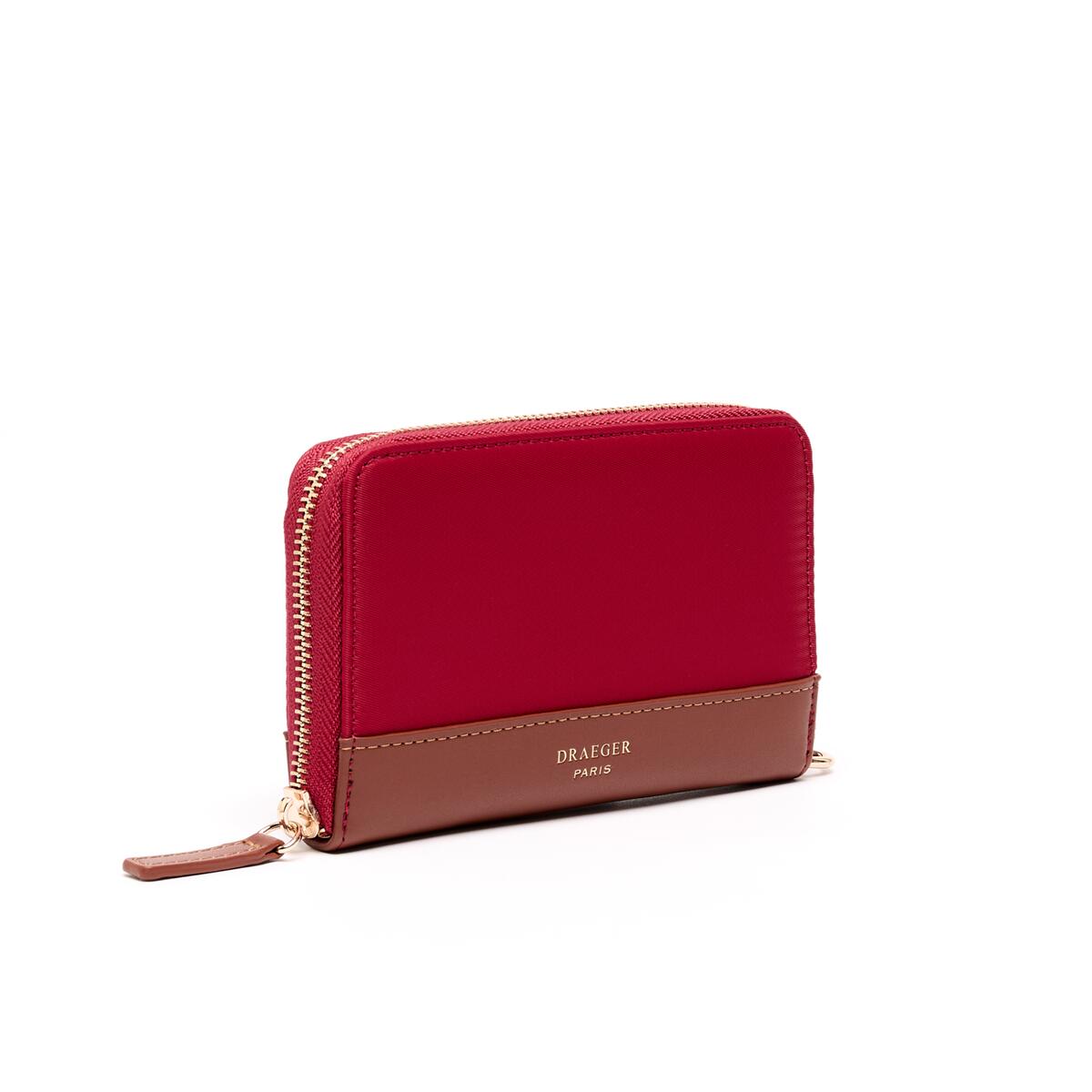 Cartera Mediana de Lona Cereza 2
