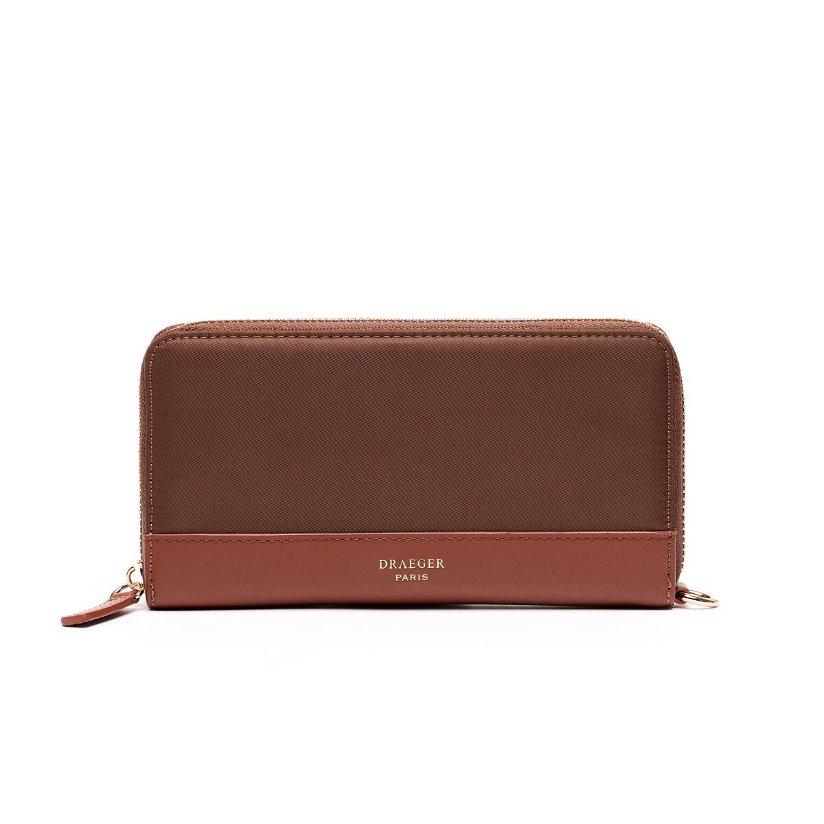 Cartera Grande de Lona Coñac 1