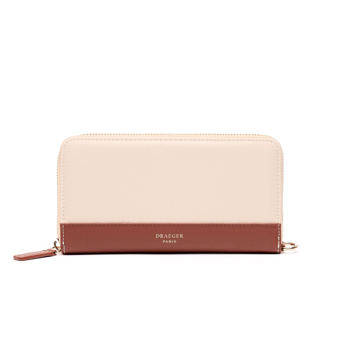Cartera Grande de Lona Marfil 1