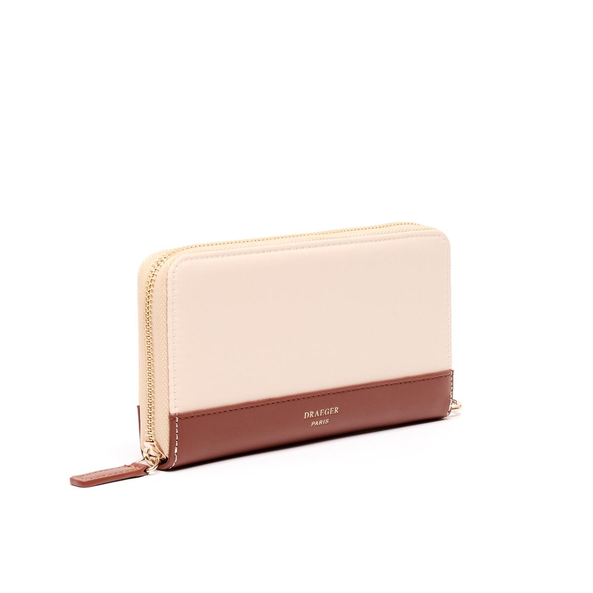 Cartera Grande de Lona Marfil 2