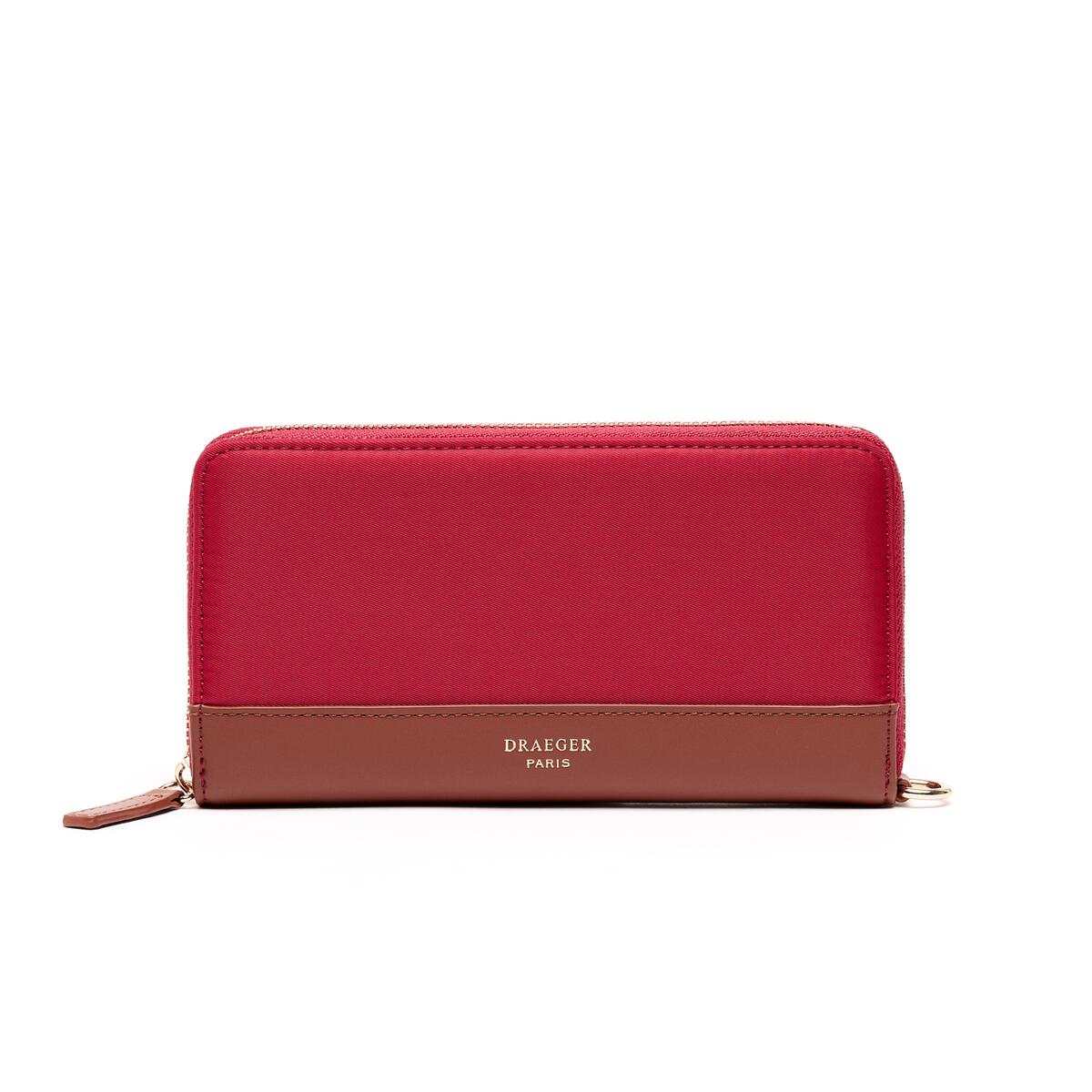 Cartera Grande de Lona Cereza 1