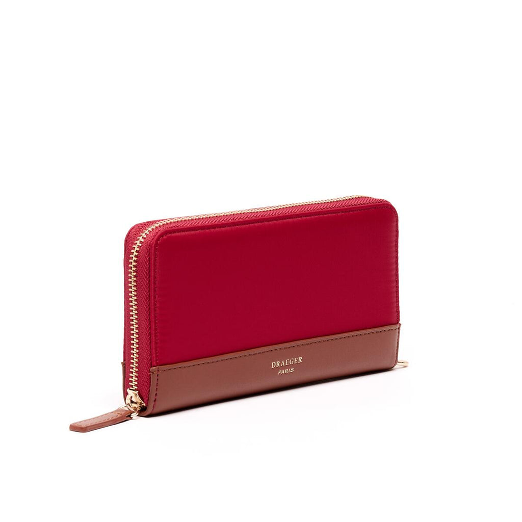 Cartera Grande de Lona Cereza 2