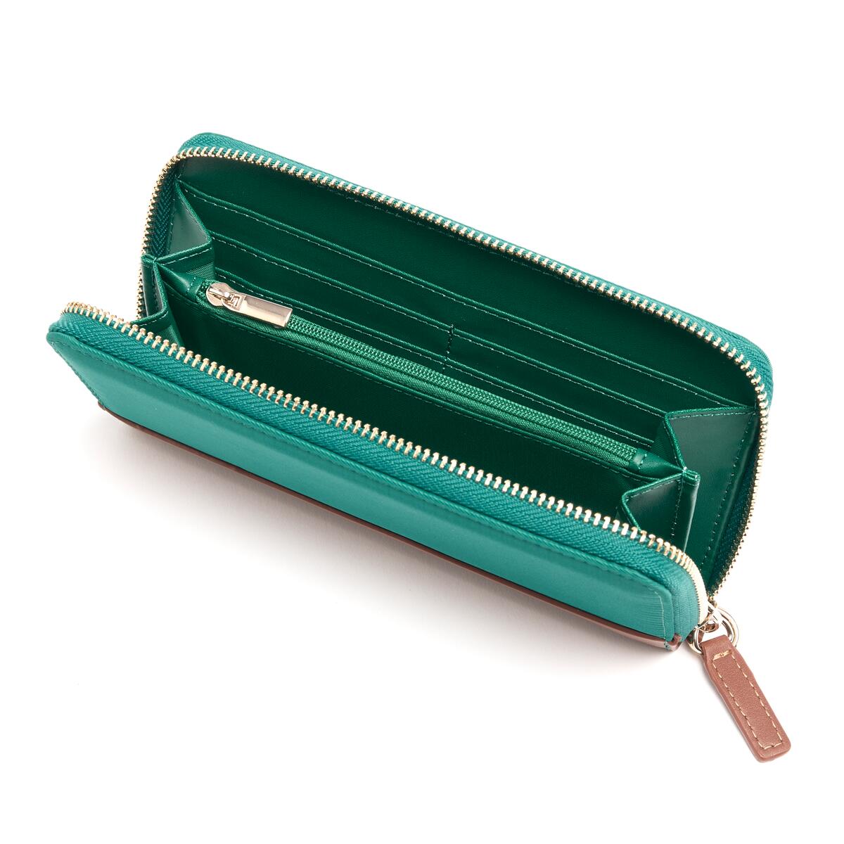 Cartera Grande de Lona Verde 3