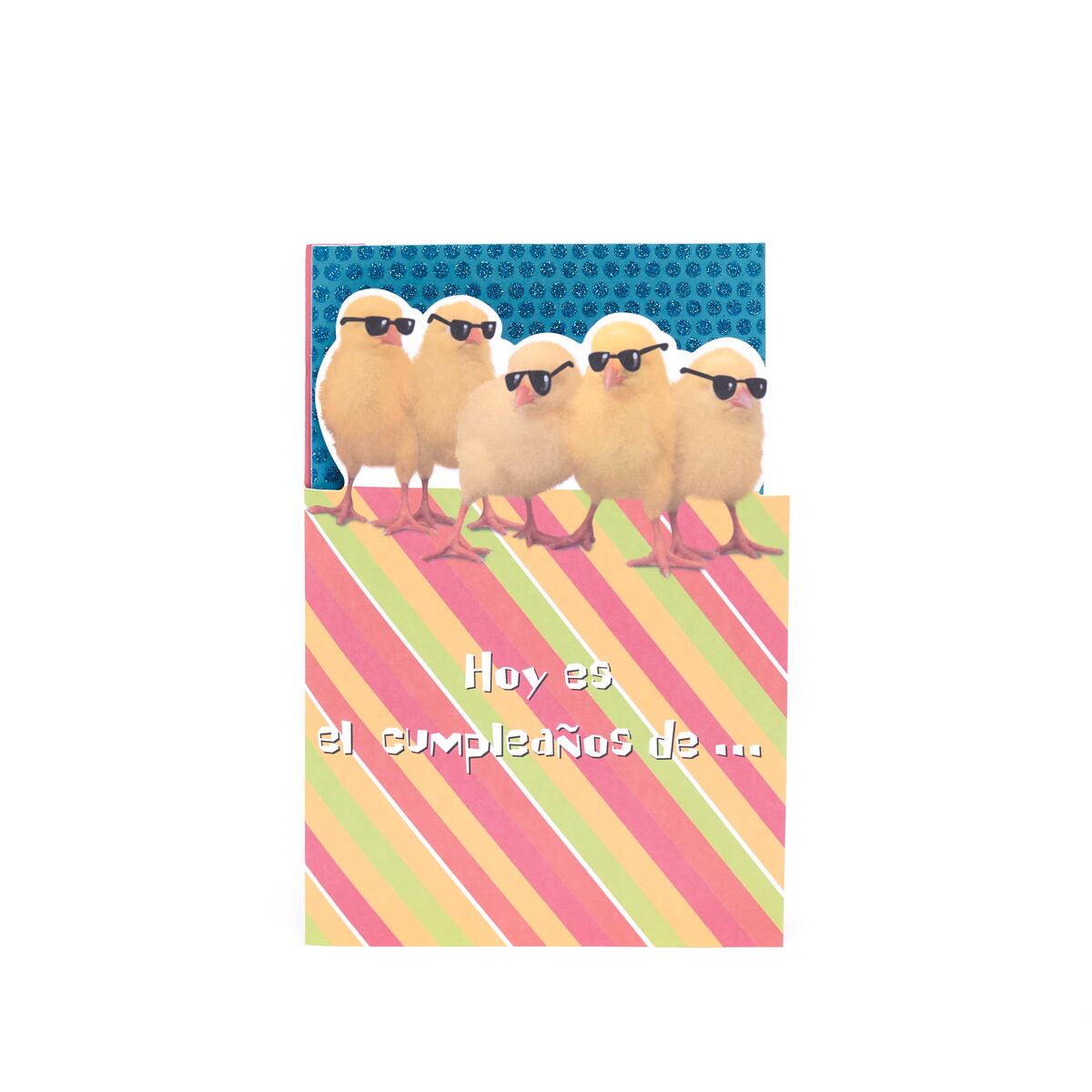 Tarjeta Musical de Cumpleaños Pollito 1