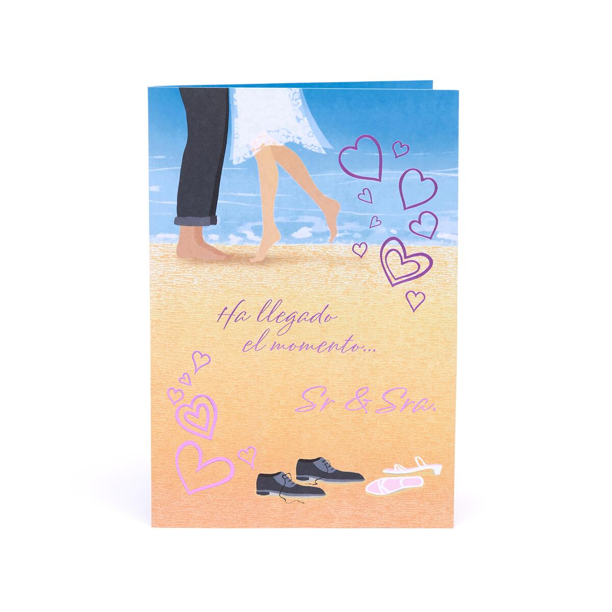 Tarjeta Musical de Boda Ha Llegado el Momento 1