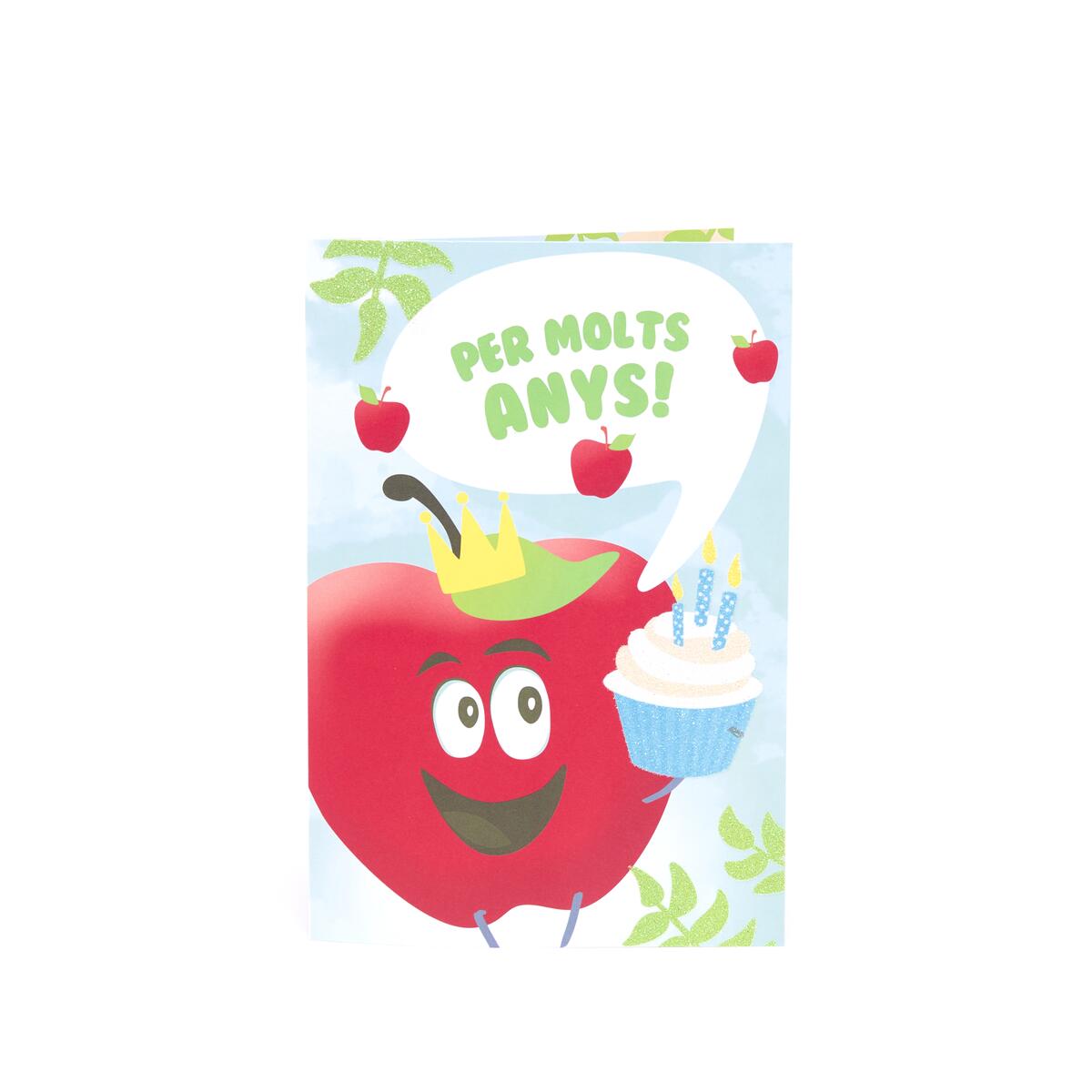Tarjeta Musical de Cumpleaños Manzana 1