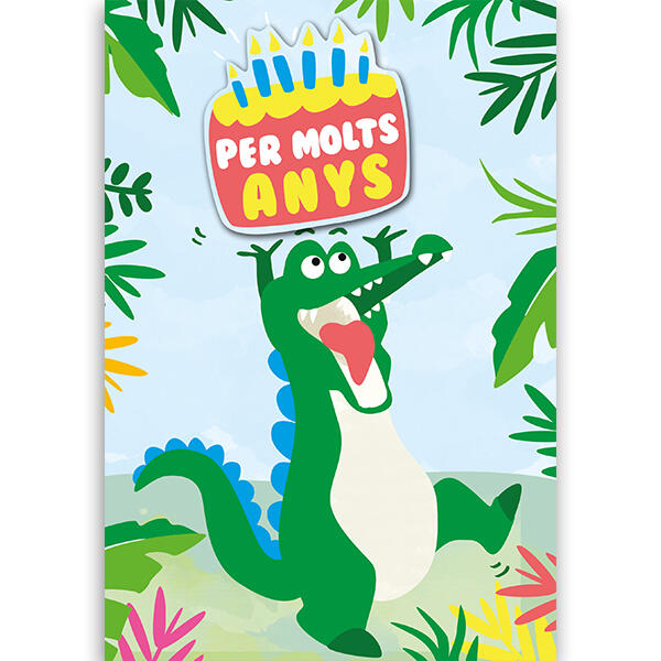Tarjeta Musical de Cumpleaños Per Molts Anys (Catalan) 1