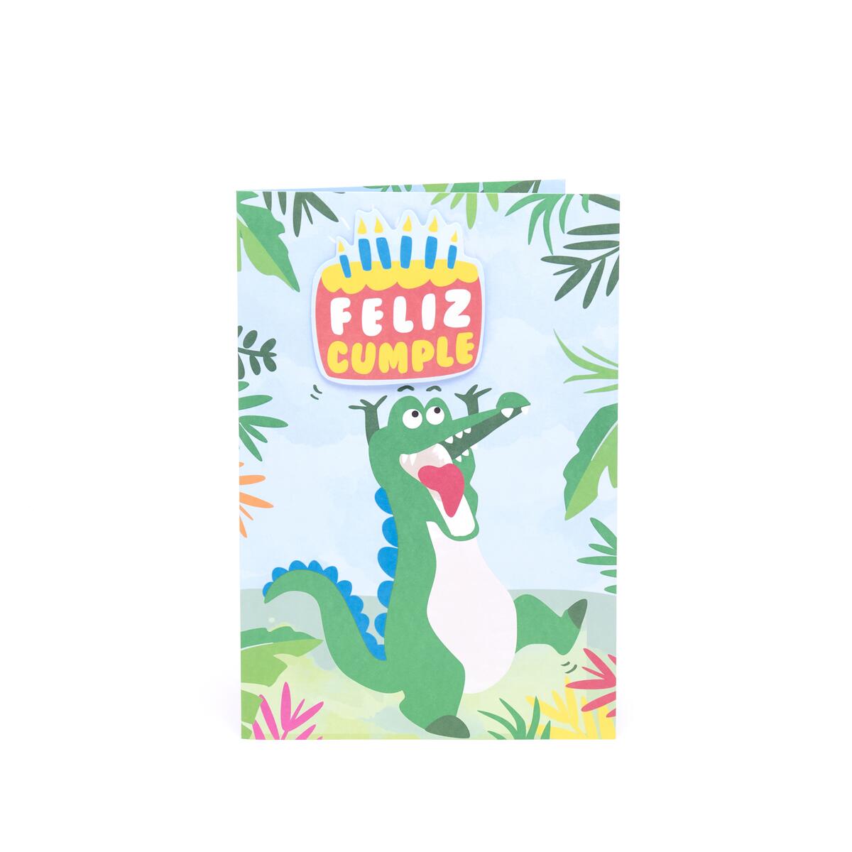 Tarjeta Musical de Cumpleaños Feliz Cumple 1