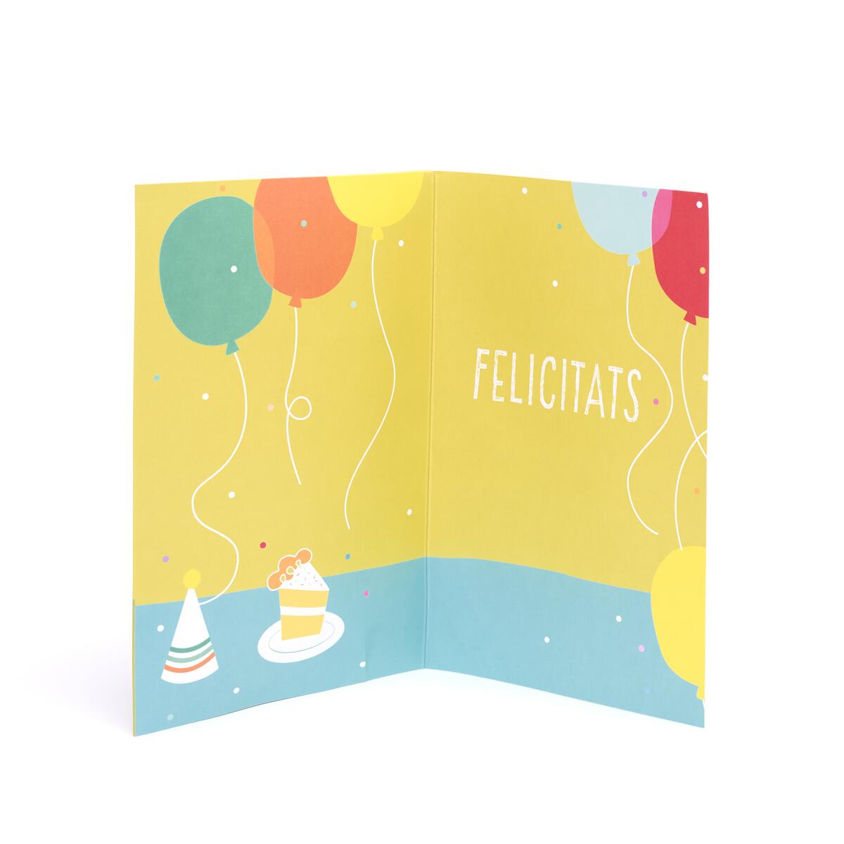 Tarjeta Musical de Cumpleaños Gat -Catalan 2