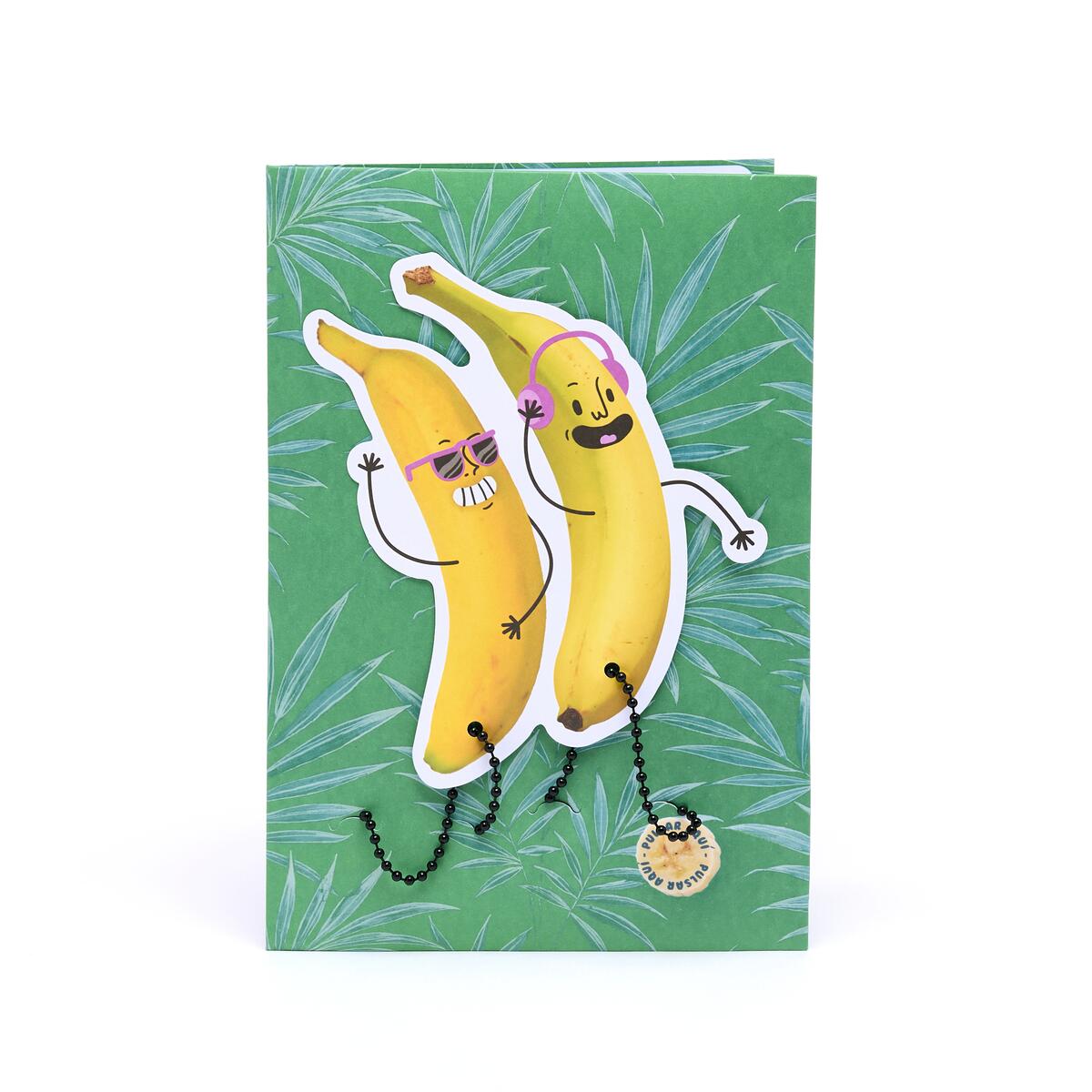 Tarjeta Musical de Cumpleaños Bananas 1