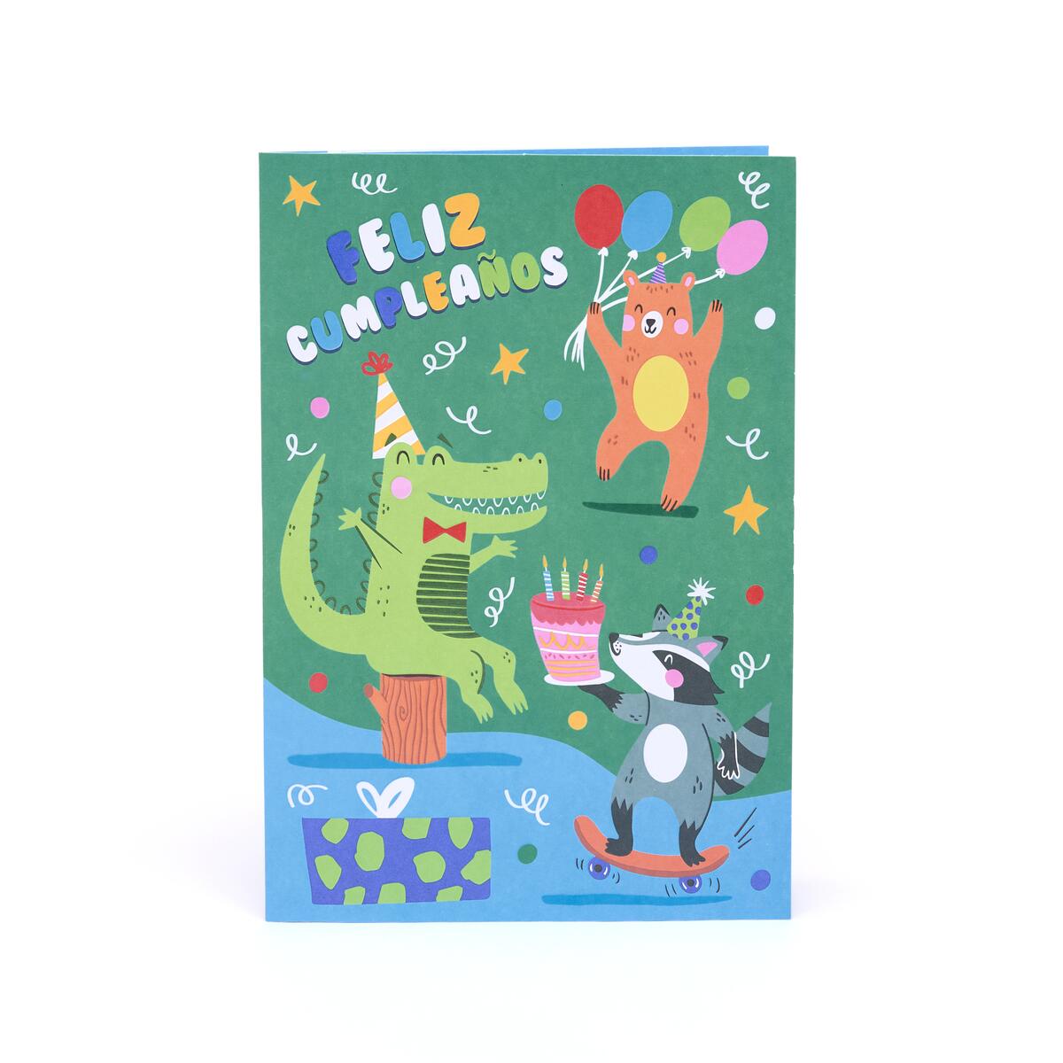 Tarjeta Musical de Cumpleaños Animales 1