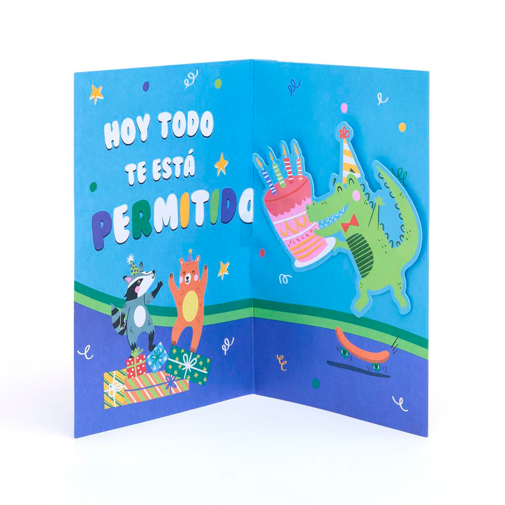 Tarjeta Musical de Cumpleaños Animales 2