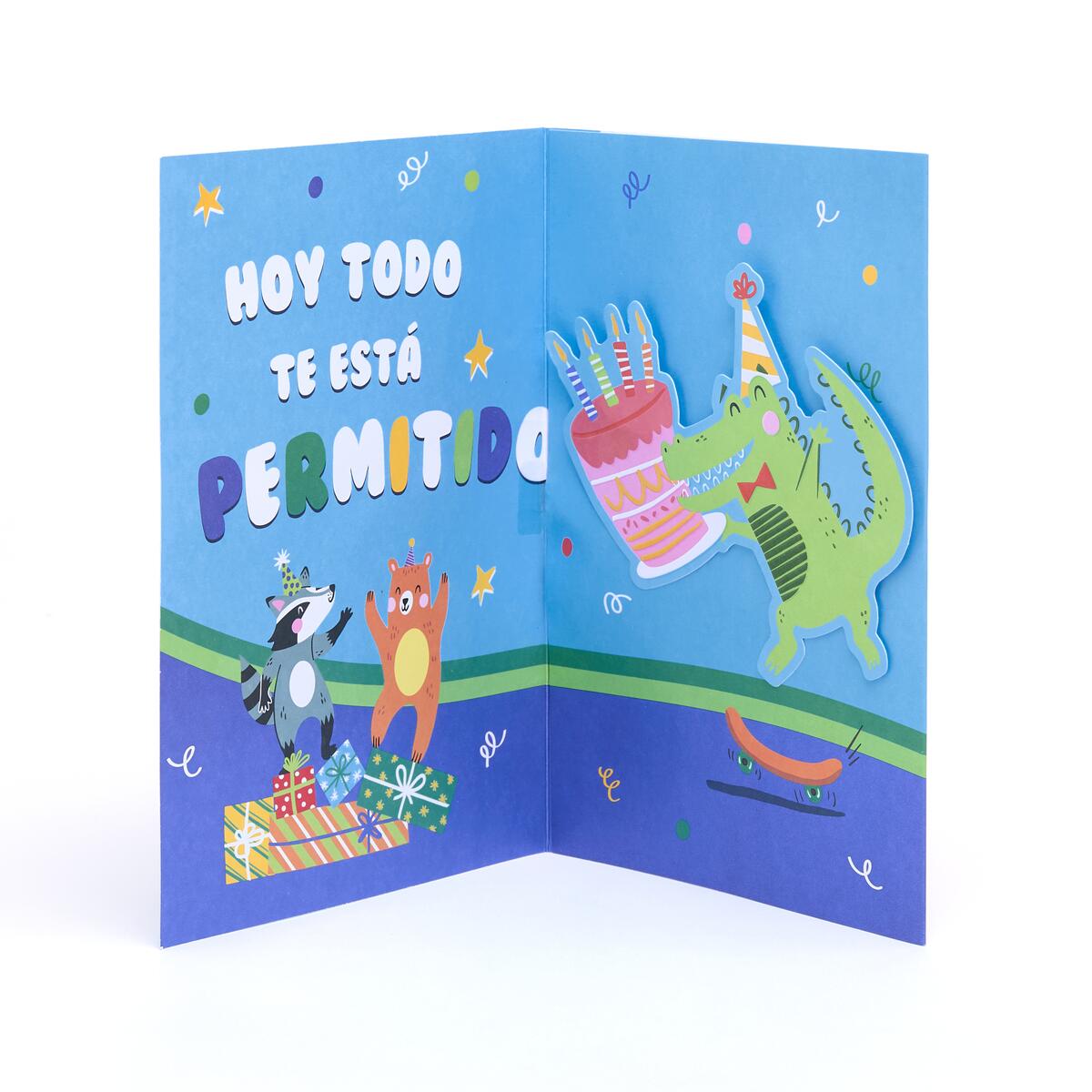 Tarjeta Musical de Cumpleaños Animales 2