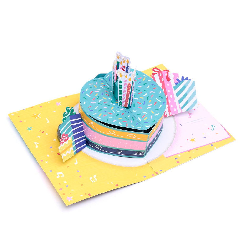 Tarjeta Musical de Cumpleaños Pastel 3D 2