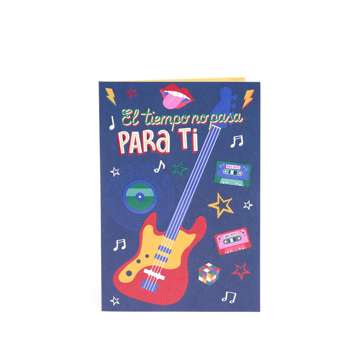 Tarjeta Musical de Cumpleaños Guitarra 1