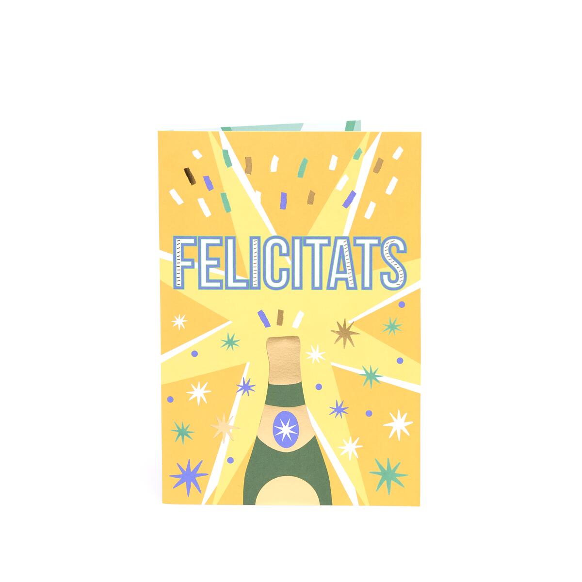 Tarjeta Musical de Cumpleaños Felicitats (Catalan) 1