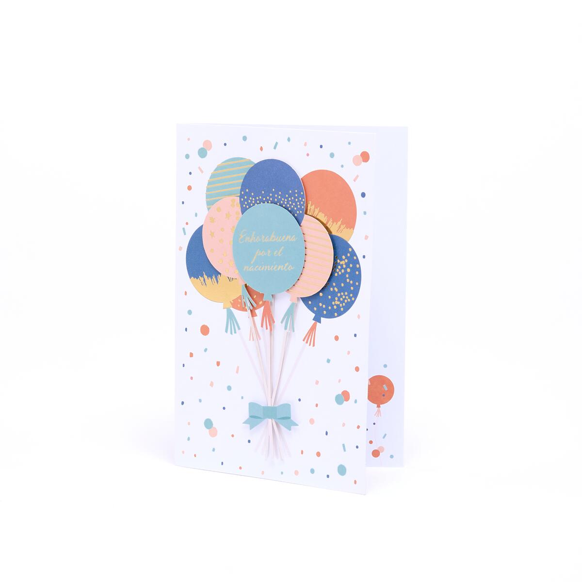 Tarjeta Signature Nacimiento Globos 1