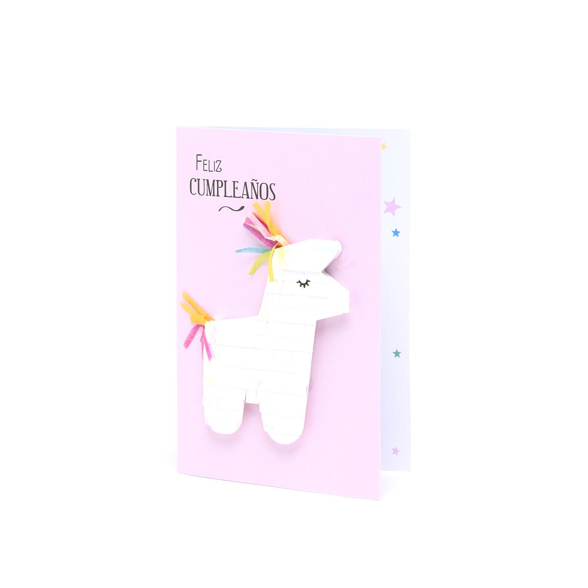 Tarjeta Signature Cumpleaños Unicornio Globos 1