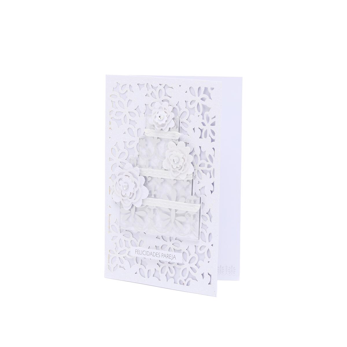 Tarjetas Signature de Boda Troquel Pastel 1