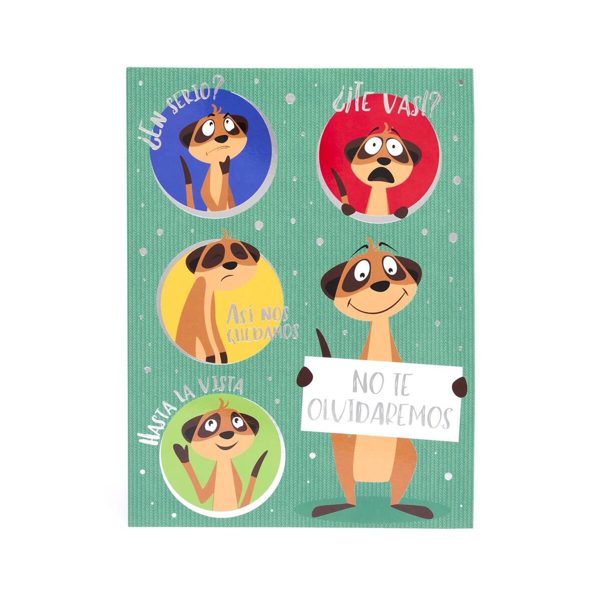 Tarjeta Maxi de Jubilación Suricatas 1